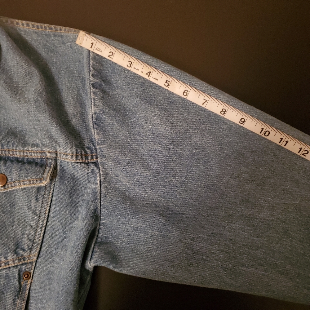 Expressions Button Up Jean Jacket - image 5